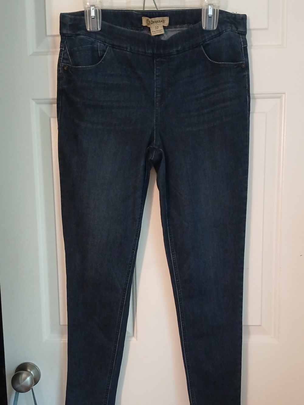 Democracy Women's Dark Indigo Pull-On Skinny Jeans
